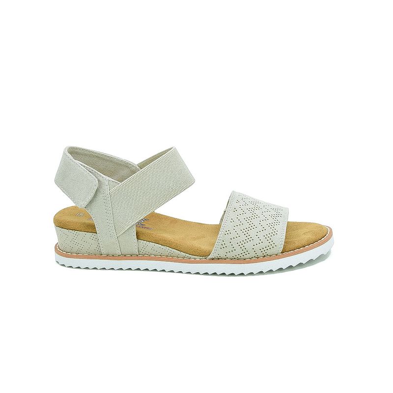 Sandalia-Confort-Casual-Skechers-Bobs-Desert-Kiss-Beige