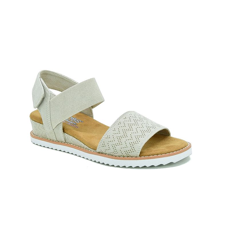 Sandalia-Confort-Casual-Skechers-Bobs-Desert-Kiss-Beige