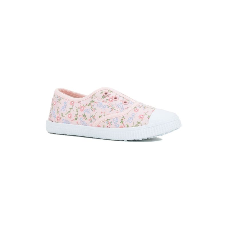 Zapatilla-Deportiva-de-Tela-para-Niña-American-Sport-Flowers-con-Elastico