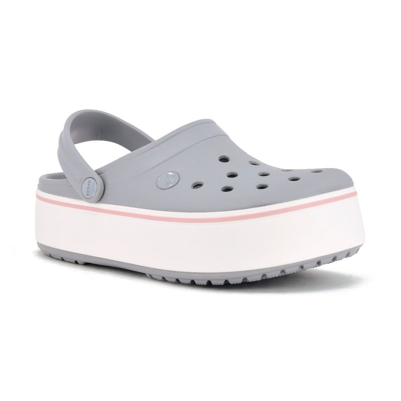 Crocs-Crocband-Platform-Clog-Grey
