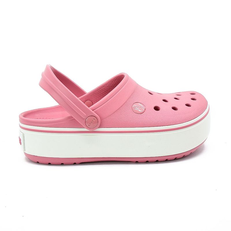 Crocs-Crocband-Platform-Clog-Pink