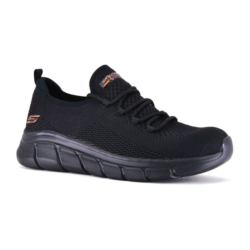 Champion-Deportivo-Skechers-BOBS-Sport-Flex-Connect-Wide-Fit-Horma-Ancha-Black