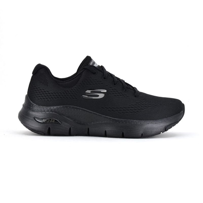 Champion-Deportivo-Skechers-Arch-Fit-Sunny-Outlook-All-Black