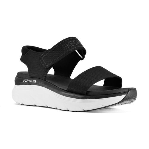 Sandalia Casual Skechers D'Lux Walker New Block Black