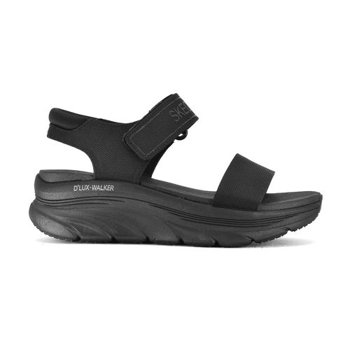 Sandalia Casual Skechers D'Lux Walker New Block All Black