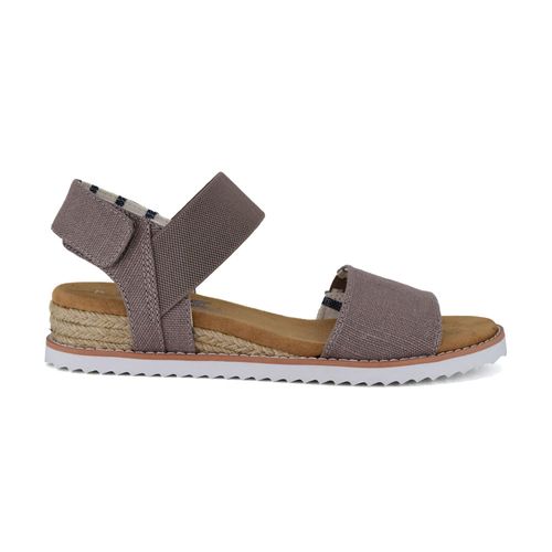 Sandalia Casual Skechers BOBS Desert Kiss Poppy Bloom Beige