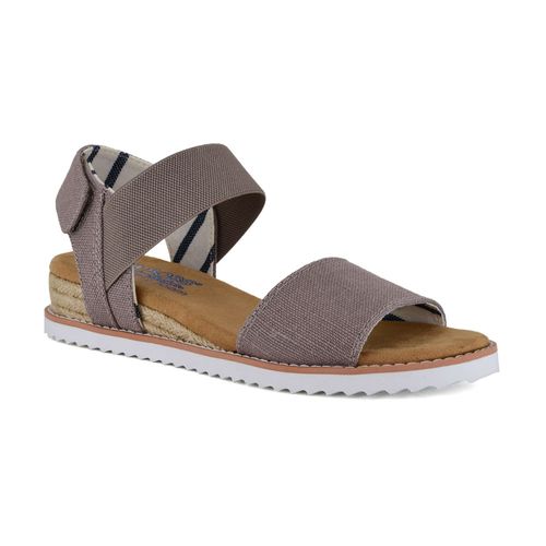 Sandalia Casual Skechers BOBS Desert Kiss Poppy Bloom Beige