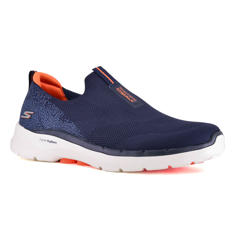carril instructor Seleccione Champion Deportivo Skechers GOwalk 6 Navy