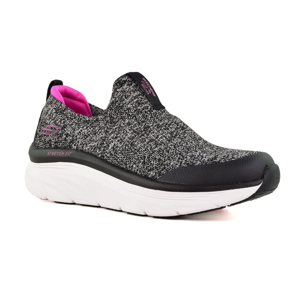 Champion Deportivo Skechers Relaxed Fit Dlux Walker Quick Upgrade All Black Toto Calzados