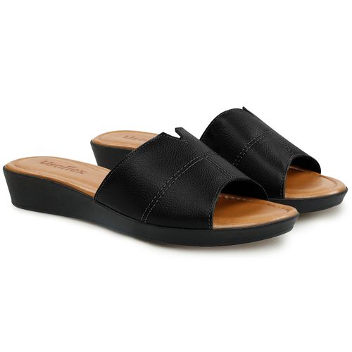 Sandalia Casual de Cuero Usaflex Vanila