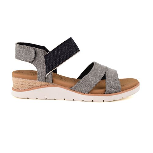 Sandalia Casual Skechers Beach Kiss Bottle Notes Black