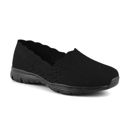 Champion Casual Skechers Seager Stat Horma Ancha Black
