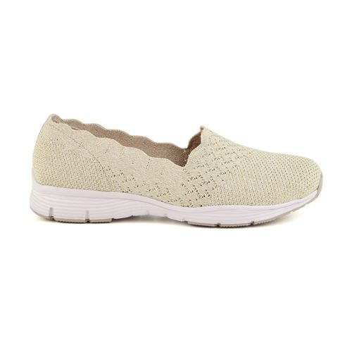 Champion Casual Skechers Seager Stat Horma Ancha Beig