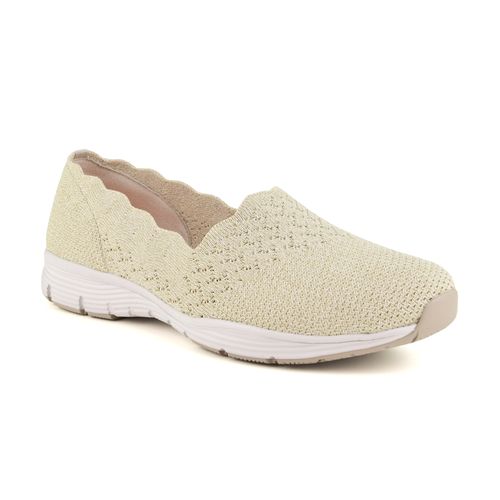 Champion Casual Skechers Seager Stat Horma Ancha Beig