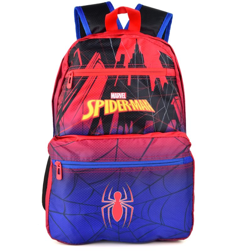 MochilaMarvelSpidermanTresReparticiones