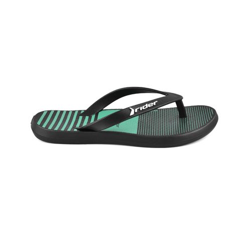 Ojota Chancleta Rider Kids Lin Black Green