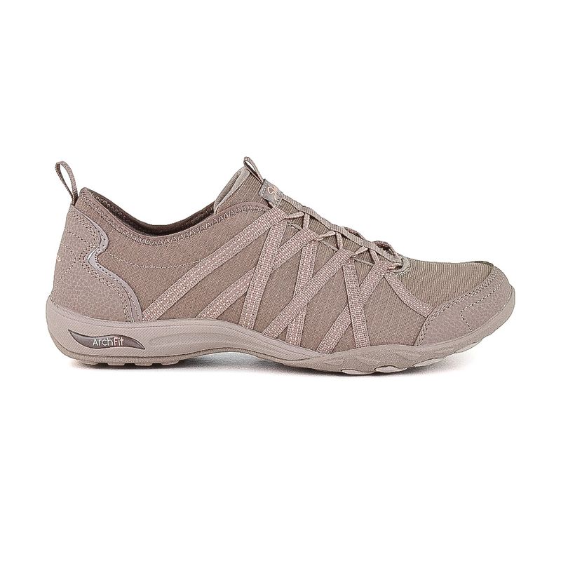 ZapatoCasualSkechersRelaxedFitArchFitComfyParadiseFoundBeige