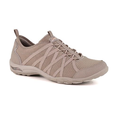 Zapato Casual Skechers Relaxed Fit Arch Fit Comfy Paradise Found Beige