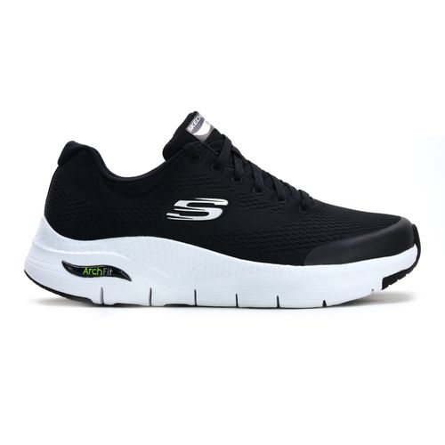 Champion Deportivo Skechers Arch Fit Wide Fit Horma Ancha Black