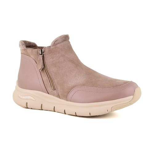 Bota Casual Skechers Arch Fit Smooth Modest Beige