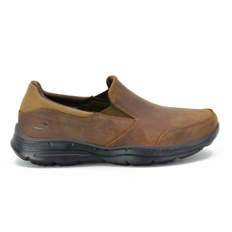 ZapatoCasualSkechersGlidesWideFitHormaAnchaBlack