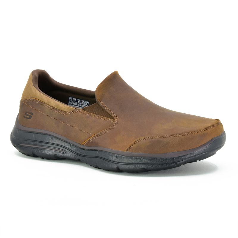 ZapatoCasualSkechersGlidesWideFitHormaAnchaBlack