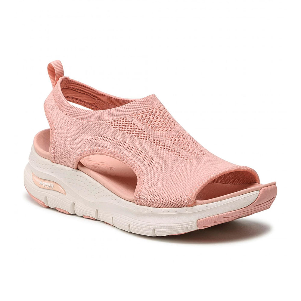 Sandalia Deportiva Casual Skechers Arch Fit City Catch Pink Toto Calzados 7687