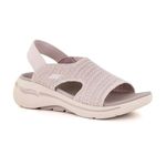 SandaliaCasualSkechersGoWalkArchFitBeige