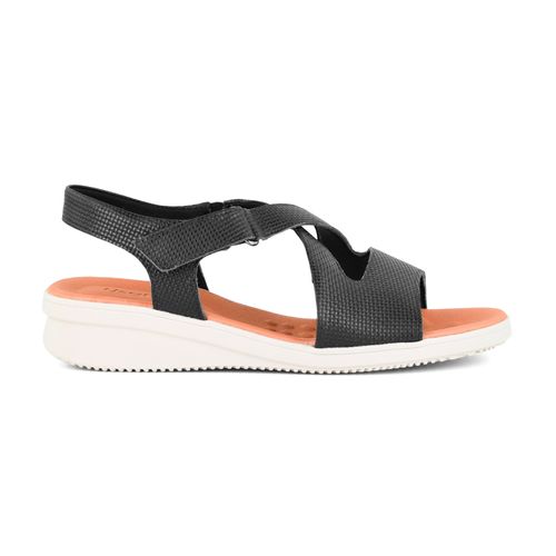 Sandalia Casual de Cuero Usaflex Zip Flex