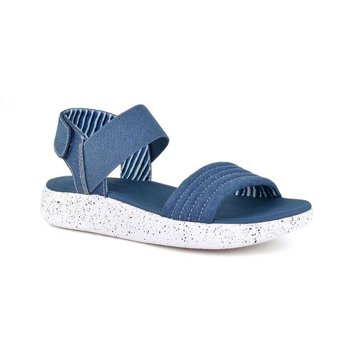 Sandalia Casual Skechers Bobs Summer Skipper Optical Chill Navy