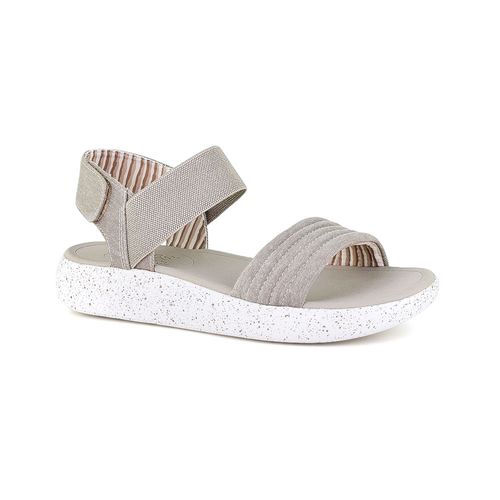 Sandalia Casual Skechers Bobs Summer Skipper Optical Chill Beige