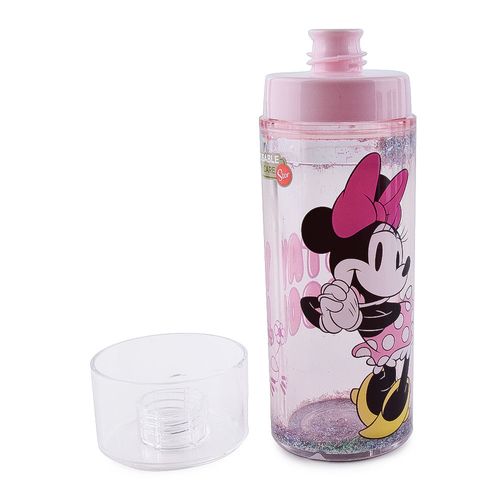 BOTELLA DE PLÁSTICO FANCY DOBLE 370 ML MINNIE