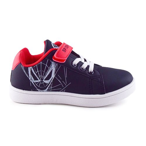 CHAMPION DEPORTIVO PARA NIÑO SPIDERMAN FACE BLACK CON VELCRO