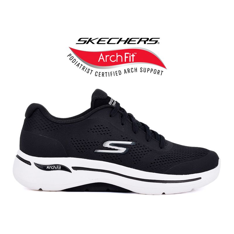CHAMPIONDEPORTIVOSKECHERSGOWALKARCHFITGUIDELINEBLACK