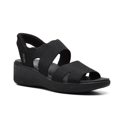 SANDALIA SKECHERS SLIP INS PIER LITE SLIP ON BY BLACK