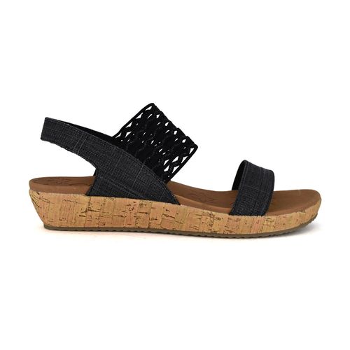 Sandalia Casual Skechers Brie Most Wanted Black