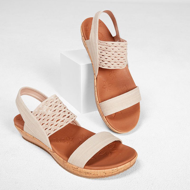SandaliaCasualSkechersBrieMostWantedBeige