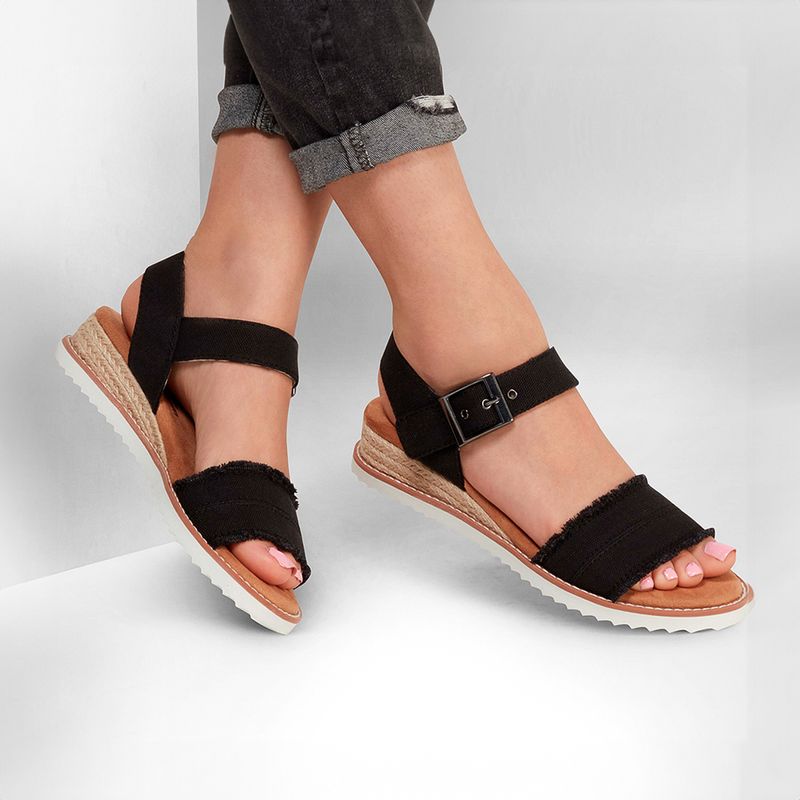 SandaliaCasualSkechersDesertKissAdobePrincessBlack