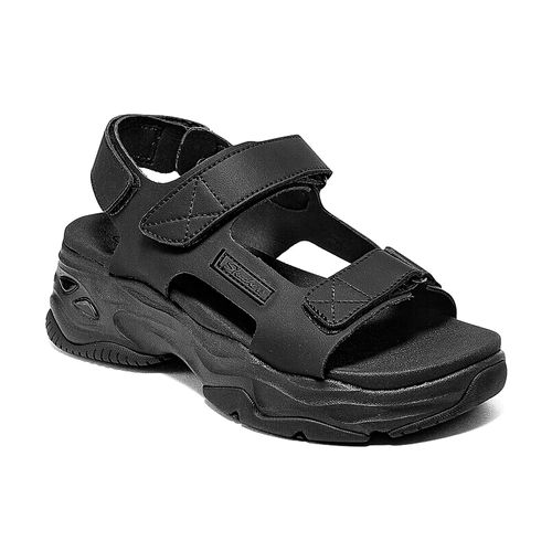 Sandalia Casual Skechers Cali D'Lites 4.0 Total Appeal All Black