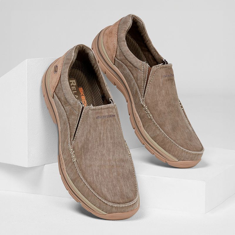ZapatoCasualSkechersRelaxedFitExpectedAvilloKhaki