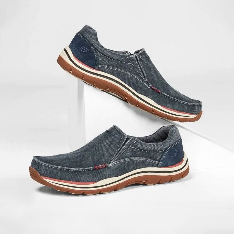 ZapatoCasualSkechersRelaxedFitExpectedAvilloNavy