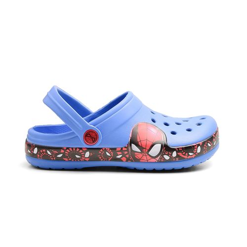 ZUECO DE PLAYA PARA NIÑOS SPIDERMAN BLUE