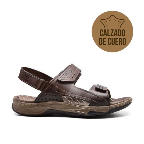 SANDALIA CASUAL DE CUERO PEGADA ISAAC