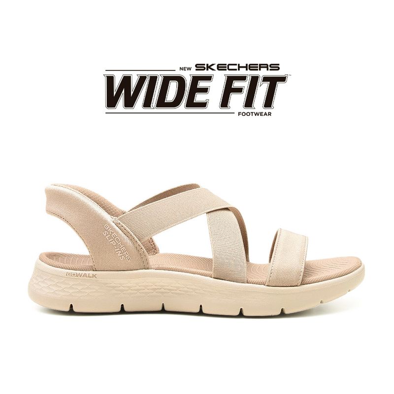 SANDALIACASUALSKECHERSSLIP-INSGOWALKFLEXGLIMMERWIDEFITHORMAANCHA