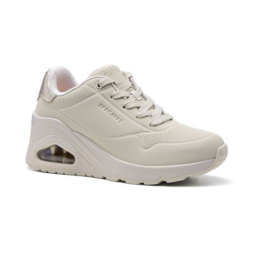 CHAMPION DEPORTIVO SKECHERS STREET UNO WEDGE HI STEPS WHITE