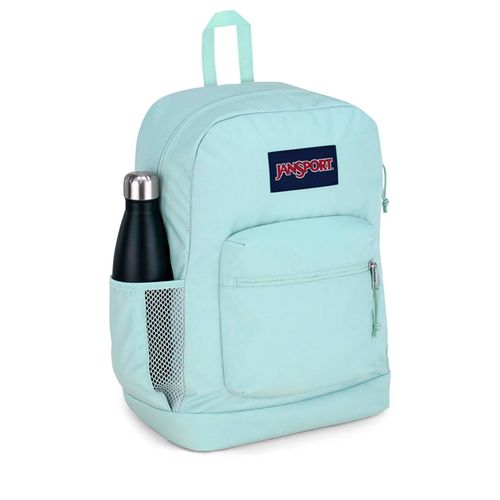 MOCHILA JANSPORT CROSS TOWN PLUS WATER GREEN