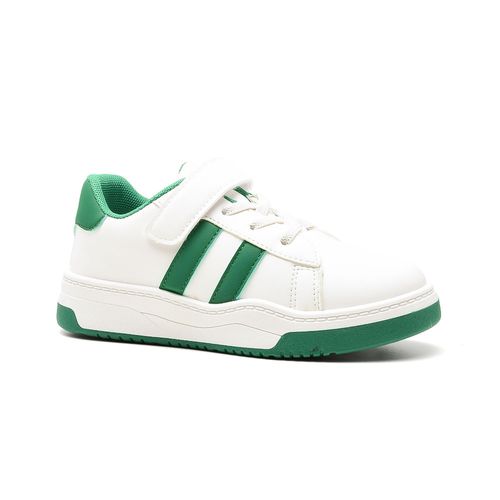 CHAMPION DEPORTIVO PARA NIÑOS AMERICAN SPORT AURA WHITE AND GREEN TALLES 31 AL 36