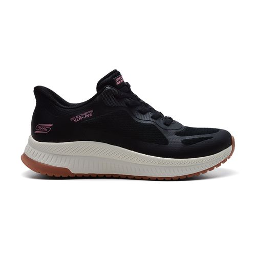 CHAMPION DEPORTIVO SKECHERS SLIP-INS BOBS SQUAD 4 STAPLE LOOK BLACK