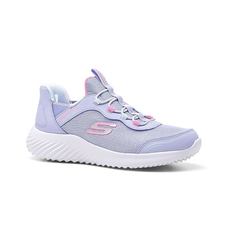 CHAMPIONDEPORTIVOSKECHERSSLIP-INSBOUNDERSIMPLECUTEKIDSLILA