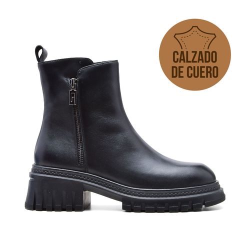 BOTA PLATAFORMA DE CUERO MARCO DONATTI RINA